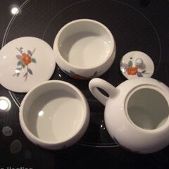陶器　さし　受け　セットの画像
