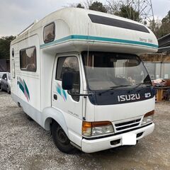 ★現金手渡し★いすゞ　エルフ　キャンピングカー　MT４WD　キッ...