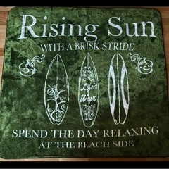 美品　ラグ　カーペット　絨毯　グリーンの画像