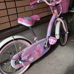 内容変更しました。ディズニープリンセス　自転車　16インチ