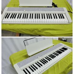 【ほぼ未使用】 説明書 ケースありCASIO カシオ CT-S1WE ホワイト Casiotone 電子キーボード 2021年製の画像