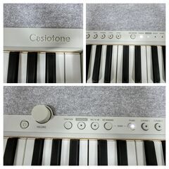 【ほぼ未使用】 説明書 ケースありCASIO カシオ CT-S1WE ホワイト Casiotone 電子キーボード 2021年製の画像