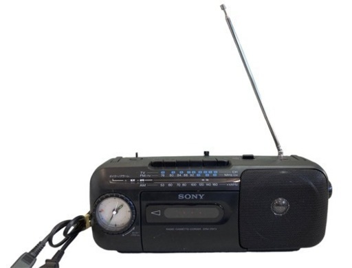美品　SONY CFM-175TV CFM (ブラック) アナログタイマー付き　 ラジカセ ソニー