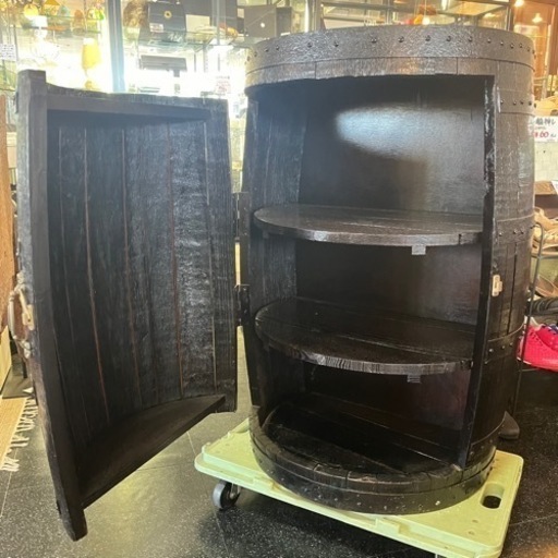 樽 樽キャビネット キャビネット 樽テーブル テーブル 半円 樽チェスト チェスト 収納 インテリア アンティーク