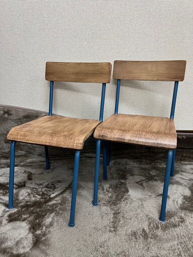 Recycle Wood プチチェアー 2脚セット