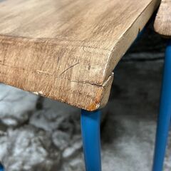 Recycle Wood プチチェアー 2脚セットの画像