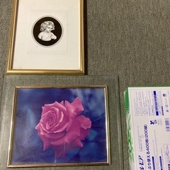 ガラス製フレーム　額縁　2種の画像