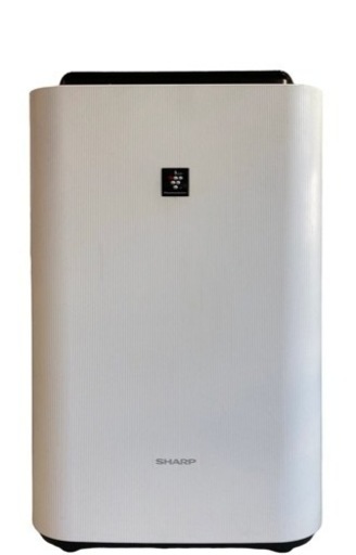 美品　シャープ　加湿空気清浄機 適用畳数：18畳 PM2.5対応　プラズマクラスター SHARP 空気清浄機 加湿空気清浄機 ホワイト