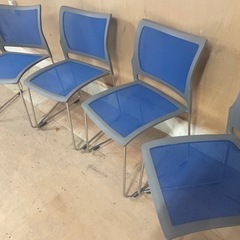 012502 オフィス　イス　4脚セットの画像