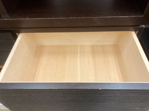 【お値下げしました!!】IDC大塚家具 AVボード テレビボード TV台 コゲ茶 ダークブラウン 幅168cm No.635● ※現金、クレジット、スマホ決済対応※