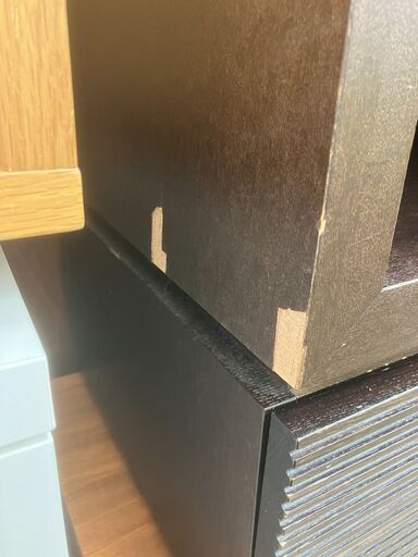 【お値下げしました!!】IDC大塚家具 AVボード テレビボード TV台 コゲ茶 ダークブラウン 幅168cm No.635● ※現金、クレジット、スマホ決済対応※