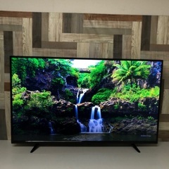 即日受渡❣️55型液晶TV Wチューナー搭載　裏番組録画可能29500円