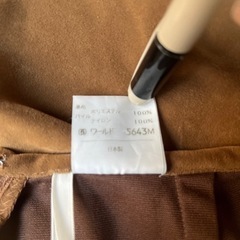 UNTITLED アンタイトル　スカート　スエード調の画像