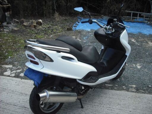 自賠責付き YAMAHA MAJESTY 125 コマジェ ホワイト・インジェクション