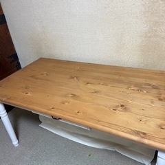 【お値引き交渉賜ります】フレンチカントリーダイニングテーブルの画像