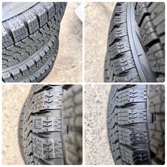 アルミホイル付き スタッドレスタイヤ 4本セット 2018年製造