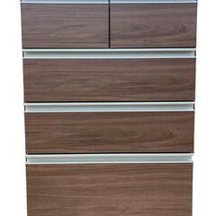 【REGASTOCK 川崎店】NITORI ニトリ クローゼット収納 チェスト トラウト 60-4 MBR の画像