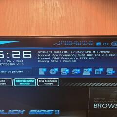 【中古動作品】CPU、マザーボードの画像