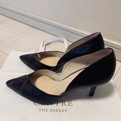 黒　パンプス　NINE WEST 24.0㎝の画像