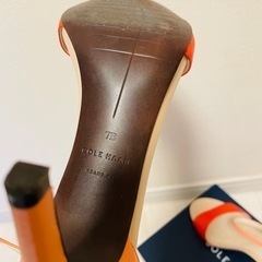 コールハーン　パンプス　赤＆ピンク　24.0㎝の画像