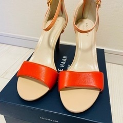 コールハーン　パンプス　赤＆ピンク　24.0㎝