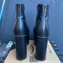 YOSUKE ブーツ 厚底ブーツ ブラック 25.0cmの画像