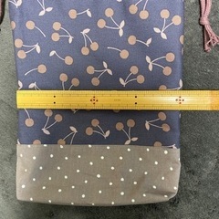 ハンドメイド　巾着タイプ上履き入れの画像