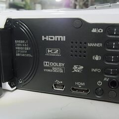 ビデオカメラ JVC ケンウッド Everio エブリオ GZ-HM177 ホワイト 2017年製