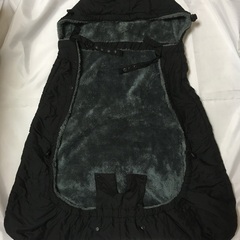 ベビーホッパー　エルゴ　防寒　ケープ　ブラックの画像