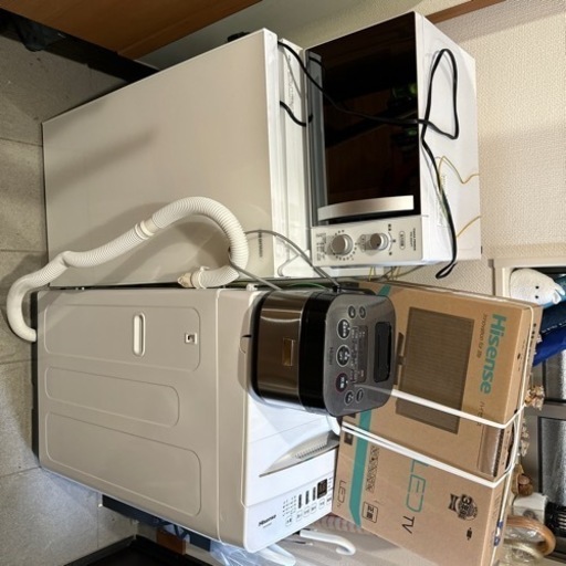 家電一式（5点）バラ売可能です。