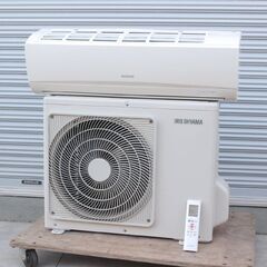 T707) アイリスオーヤマ 6畳用 2.2kw 単相100V 2018年製 ルームエアコン IRR-2218C おやすみモード タイマー設定 Iris 冷房 暖房