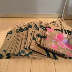 30枚 スタバ ショッパー 紙袋(1枚50円 10枚400円)の画像