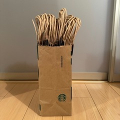 30枚 スタバ ショッパー 紙袋(1枚50円 10枚400円)の画像