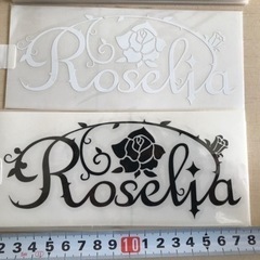 切り文字カッティングステッカー 1枚300円 ①の画像