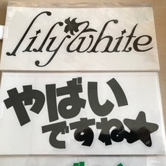 切り文字カッティングステッカー 1枚300円 ②の画像