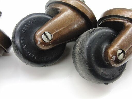 希少 Marshall HOMA社製 キャスター 4個 1970年代 マーシャル HOMA CASTORS LEICESTER ENG