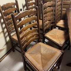 コスガ KOSUGA 高級家具 ダイニングチェア 椅子 6脚  ...