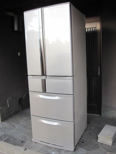 中古美品　三菱冷蔵庫 MR-R47Y-F形 2014年製 465 L 6ドア W650XD683XH1821mm