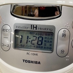 🏠【キッチン家電】キレイ目炊飯器 5.5合 IH炊飯器 かまど銅コート【家電の事なら買取＆販売アールワン田川】の画像