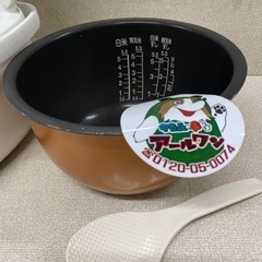 🏠【キッチン家電】キレイ目炊飯器 5.5合 IH炊飯器 かまど銅コート【家電の事なら買取＆販売アールワン田川】の画像