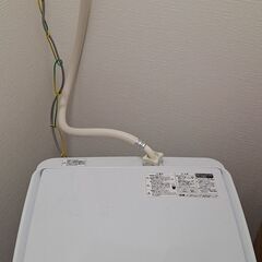冷蔵庫、洗濯機、電子レンジのセットの画像
