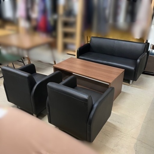 応接セット 2人掛けソファ 1人掛けソファ テーブル セット