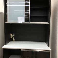 ☆ジモティ割あり☆ ニトリ NITORI 食器棚 ポスティア ブラック W100