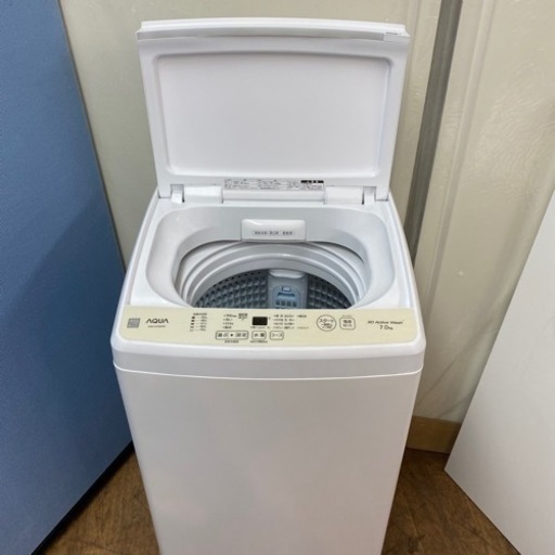 I372 ? ジモティー限定価格！ 2021年製♪ AQUA 洗濯機 （7.0㎏） ⭐ 動作確認済 ⭐ クリーニング済