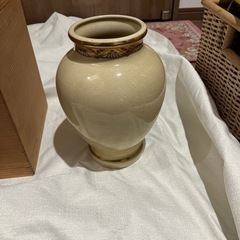 薩摩焼花瓶　漆間陶芸作　花道家向け高級品の画像