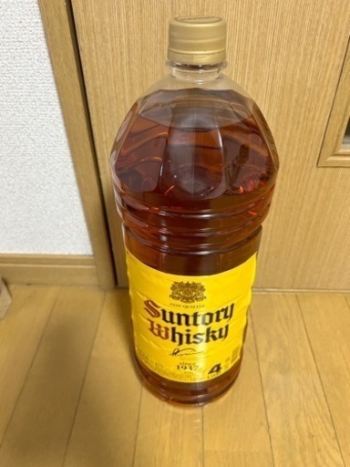 新品未開封　 SUNTORY サントリーウイスキー 角 ウイスキー ペットボトル　4L