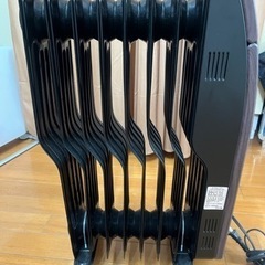 アイリスオーヤマオイルヒーター木目調の画像