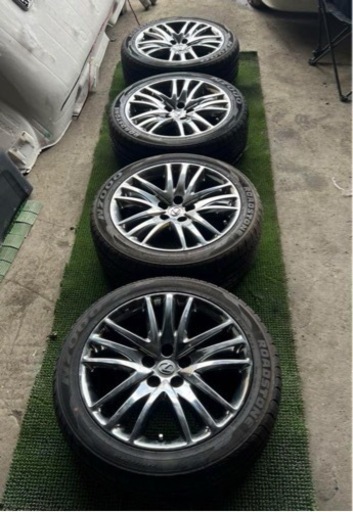 レクサス LS460 純正ホイールタイヤ 4本セット19インチ