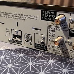SHARP AQUOS ハイビジョンレコーダー DV-ACW52リモコン付の画像