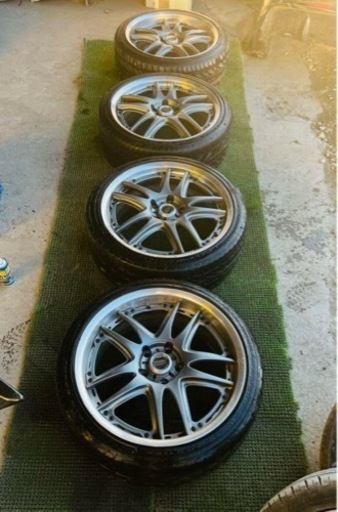 レイズ GT-V ホイールタイヤ 4本セット 18インチ